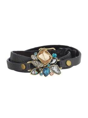 Chloe + Isabel Sunset on the Seine Leather Wrap Bracelet